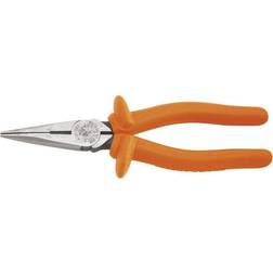 Klein Tools 8 in. Insulated Heavy Duty Long Nose Side