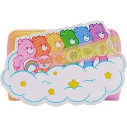 Loungefly Care Bears Stare Rainbow Ziparound Wallet for Women Shown