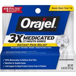 Orajel 3X Medicated For All Mouth Sores Gel