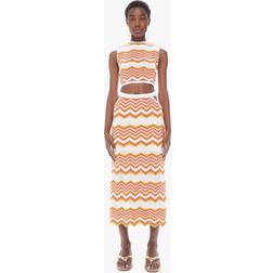 Mother The Cut-It-Out Midi Skirt At The Cabana