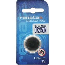 Renata CR2450N-CU 540mAh 3V Lithium Primary (LiMNO2) Coin Cell Battery