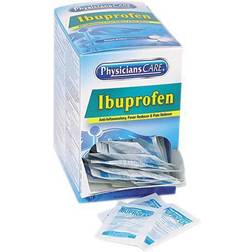 Ibuprofen Pain Reliever, Two-Pack, 125 Packs/Box