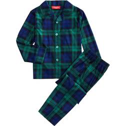 Family Pajamas Kid's Long Pajama Set - Watch Plaid