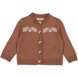 Wheat Strikket cardigan Acorn vintage rose