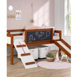 Donco kids Bunk Bed Dark Espresso Art Play Junior Low