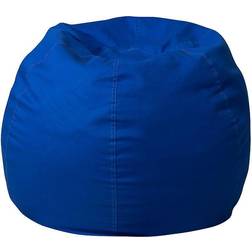 Flash Furniture Small Solid Royal Blue Refillable Bean Bag Chair