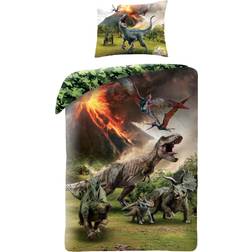 MCU Jurassic World Dinosaur 2in1 Design Bed Set 140x200cm