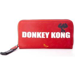 Nintendo Donkey Kong Logo Zip Around Wallet Purse Red
