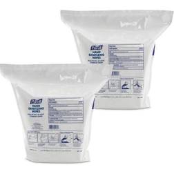 Purell Hand Sanitizing Wipes, Unscented, 1200 Wipes Per Pack, Carton Of 2 Packs