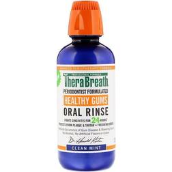TheraBreath Healthy Gums Oral Rinse Clean Mint 473ml