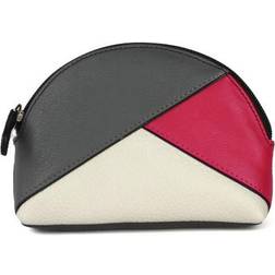 Eastern Counties Leather Grey/Pink/White Betsy Coin Purse