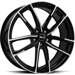 Brock B38 Black Full Polish 8x18 5/110 ET40 B65.1