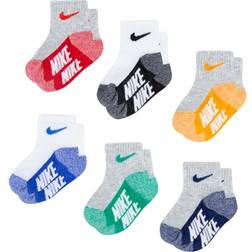 Nike Baby Lightweight Ankle Socks 6-pack - University Red