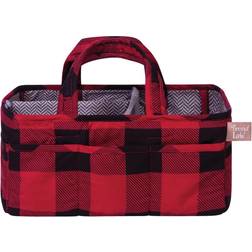 Trend Lab Buffalo Check In Red/black Storage Box