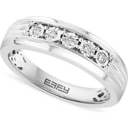 Effy Band Ring - Silver/Transparent
