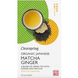 Clearspring Organic Japanese Matcha Ginger, Green Tea