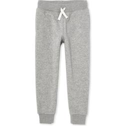 The Children's Place Boy's Uniform Active Fleece Jogger Pants - Smokeb10 (3000793-1137)