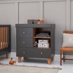 Tutti Bambini Como Chest Changer Slate Grey Rosewood