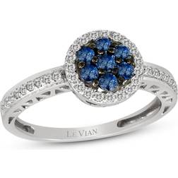 Le Vian Cornflower Ceylon Ring - Silver/Diamonds/Sapphire
