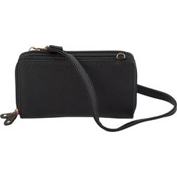 Buxton Charlie Julia Textured Ultimate Double Zip Organizer Clutch