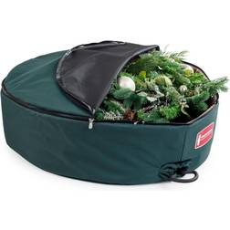 TreeKeeper 60" Lined Christmas Wreath Bag Storage Box