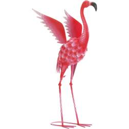 Zingz & Thingz 17" Iron Flying Flamingo Metal DÃ©cor Figurine
