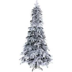 Nearly Natural Flocked Montana Christmas Tree 96"