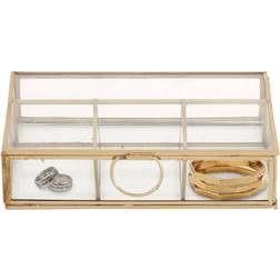 CosmoLiving by Cosmopolitan by Cosmopolitan Glass Jewelry Box