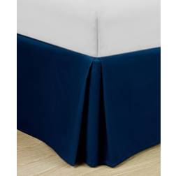 Swift Home Basic Easy Fit Microfiber Queen Valance Sheet Blue