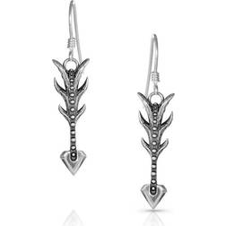 Montana Silversmiths Kristy Titus Nature's Dart Arrow Earrings - Silver