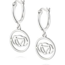 Daisy Brow Chakra Earrings - Silver