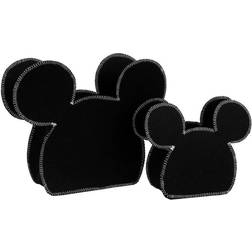 Disney Mouse Shaped 2 Piece Felt Storage Caddy