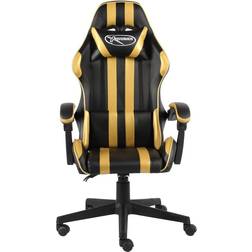 vidaXL Racing Gaming Chair - Black/Gold