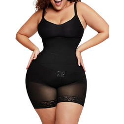 shapellx AirSlim 2-In-1 High-Waisted Booty Lift Shaper Shorts - Black