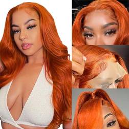 Ftqzkey 13×4 Brazilian Lace Frontal Wig 24'' Gold Blonde