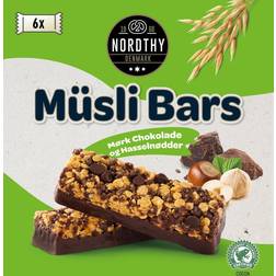 Nordthy Muesli Bars Dark Chocolate & Hazelnut 150g 6st