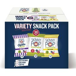 Skinny Pop Variety Snack Pack, 36/Pack 220-01049