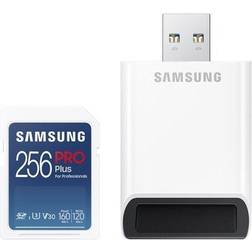 Samsung PRO Plus SD-card USB Card Reader 160/120MB 256GB