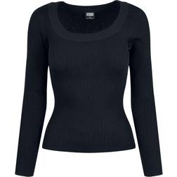 Urban Classics Ladies Wide Neckline Sweater Sweatshirt