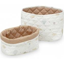 Cam Cam Copenhagen Quilted Storage Basket 2-pack OCS Dreamland/Camel