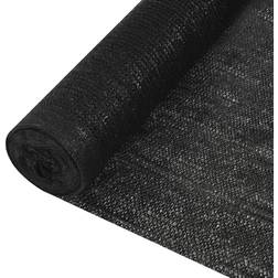 vidaXL Privacy Net Black 3.6x25 HDPE