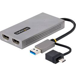 StarTech USB A/USB C-HDMI Adapter M-F 0.4ft