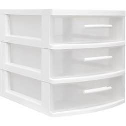 Inval Mq Eclypse 3-Drawer Storage Unit White