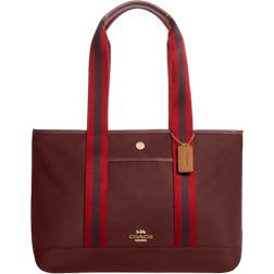 Coach Ellis Tote Bag - Gold/Wine Multi