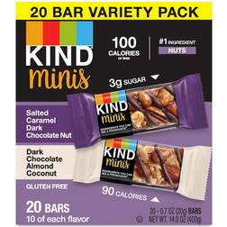KIND Minis 20 Bar Variety Pack Salted Caramel