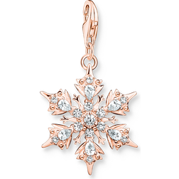 Thomas Sabo Rose Plated Snowflake Charm 1903-416-14