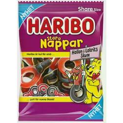 Haribo Stora Nappar Hallon/Lakrits 170