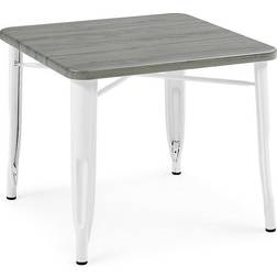 Delta Children Bistro Kids Play Table White/grey