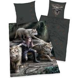 MCU Anne Stokes Wolf Bed Set 135x200cm