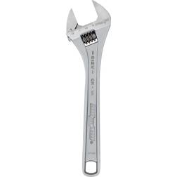 Channellock 12 in. Adjustable Wide Chrome Wrench, 4-Thread Knurl, 812W Adjustable Wrench